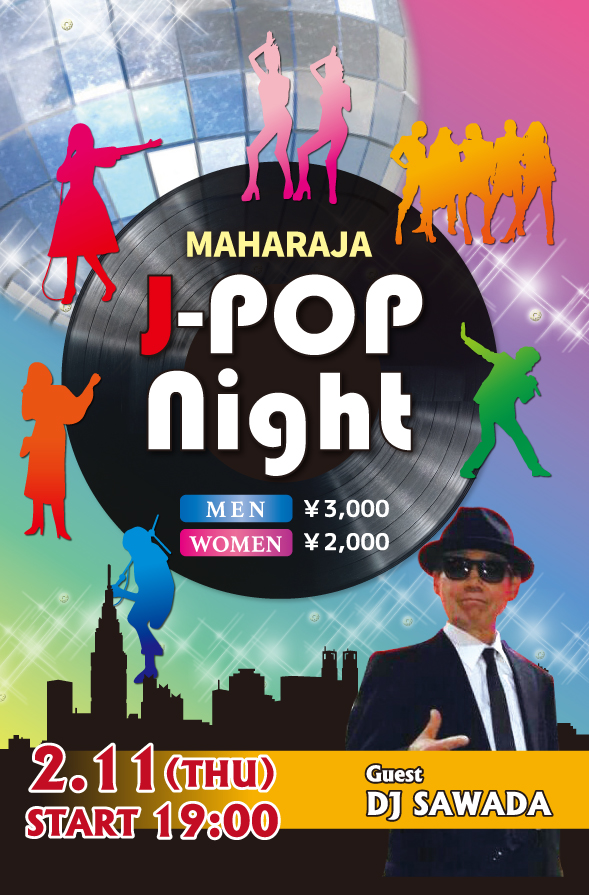 J-POP night_A3
